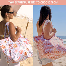 Load image into Gallery viewer, Beach Bag &amp; Mini Pouch Set